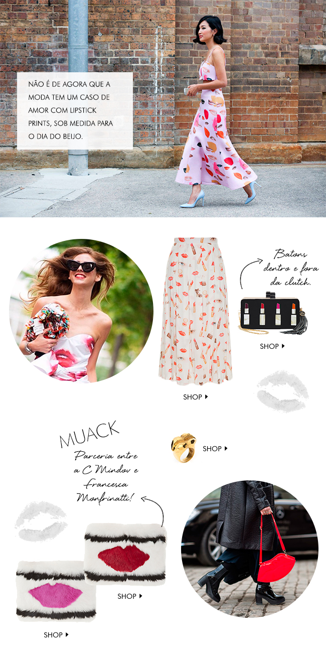 peças inspiradas pelo dia do beijo no gallerist blog & shop 