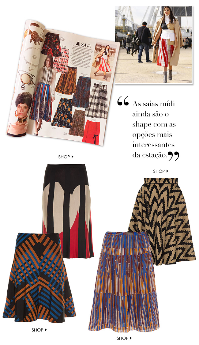 elle brasil amanda cassou saia mídi