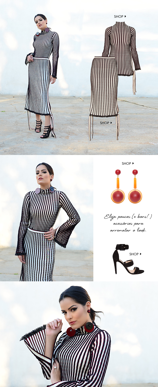 get the look mariah bernardes veste top e saia mídi coven à venda no gallerist blog & shop
