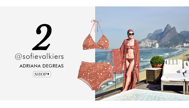 sofie valkiers no instagram com biquíni adriana degreas à venda no gallerist blog & shop
