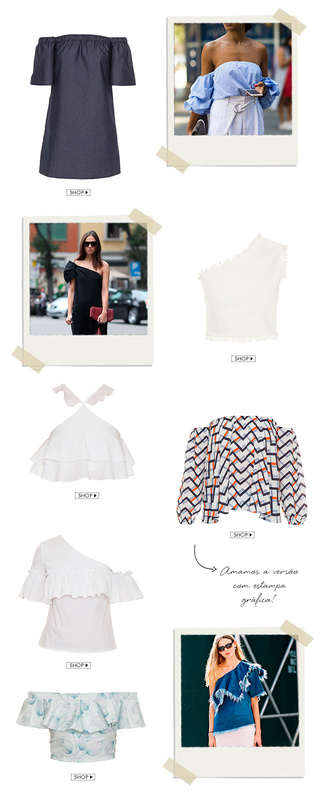 foco nos looks com ombros assimétricos e decotes ombro a ombro gallerist blog