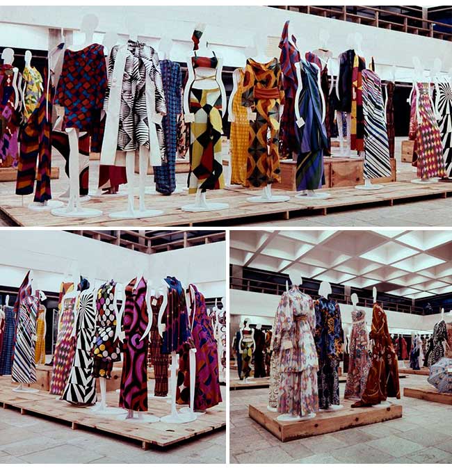 peças do acervo da exposição Arte na Moda: Coleção MASP Rhodia