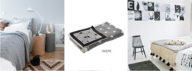 inspiração como usar mantas na decoração do quarto