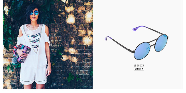 Francesca Monfrinatti óculos de sol Le Specs