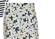 Paulinha Sampaio: Saia Midi Nyoman Floral Kika Simonsen