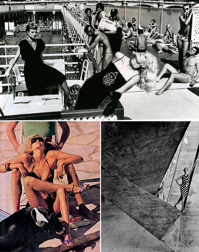 fotografias da exposição Helmut Newton: Pages from the Glossies em Berlim