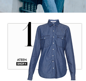 camisa jeans ateen com desconto no summer sale gallerist