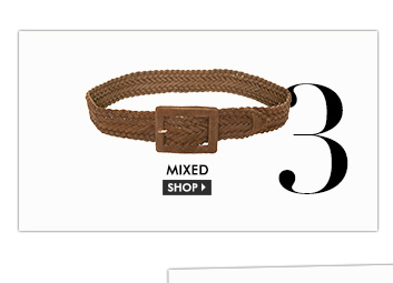 cinto trançado mixed com desconto no summer sale gallerist