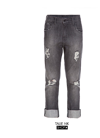 calça jeans cinza disponível para compra no gallerist