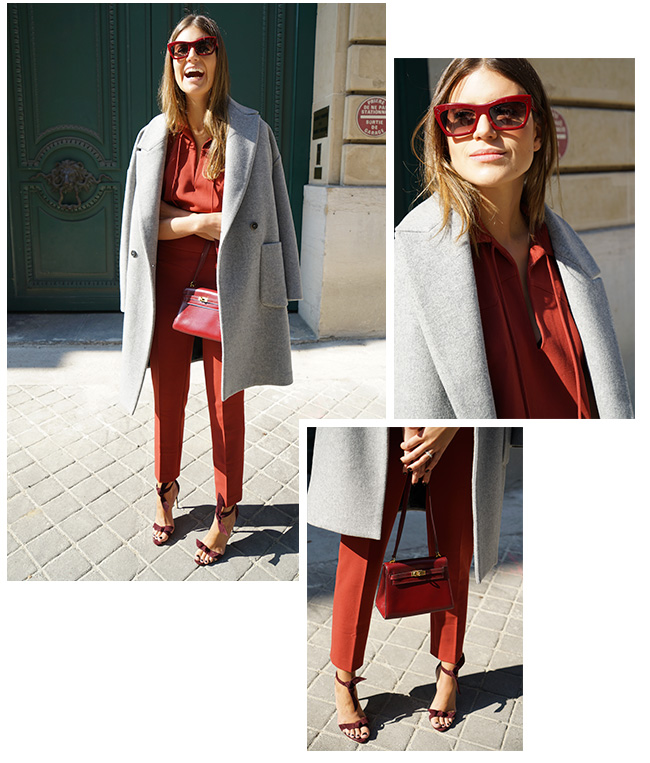 look talie nk canela da sister mari cassou na semana de moda de paris pfw