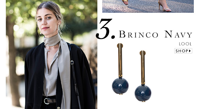 inspiração look com brinco street style pfw semana de moda de paris 