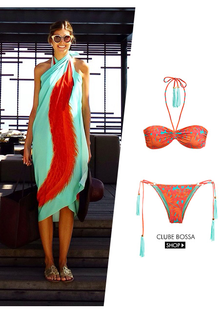 Mari Cassou com Panneau Clube Bossa