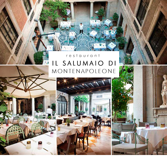 Il Salumaio di Montenapoleone restautante Milão