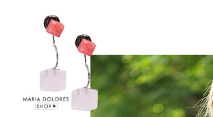 brinco rose quartz maria dolores design à venda no gallerist