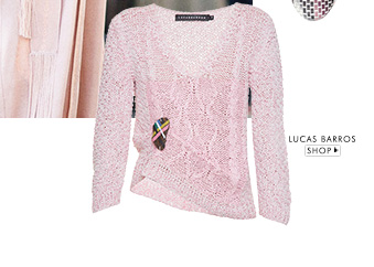 tricot rose quartz lucas barros exclusividade gallerist