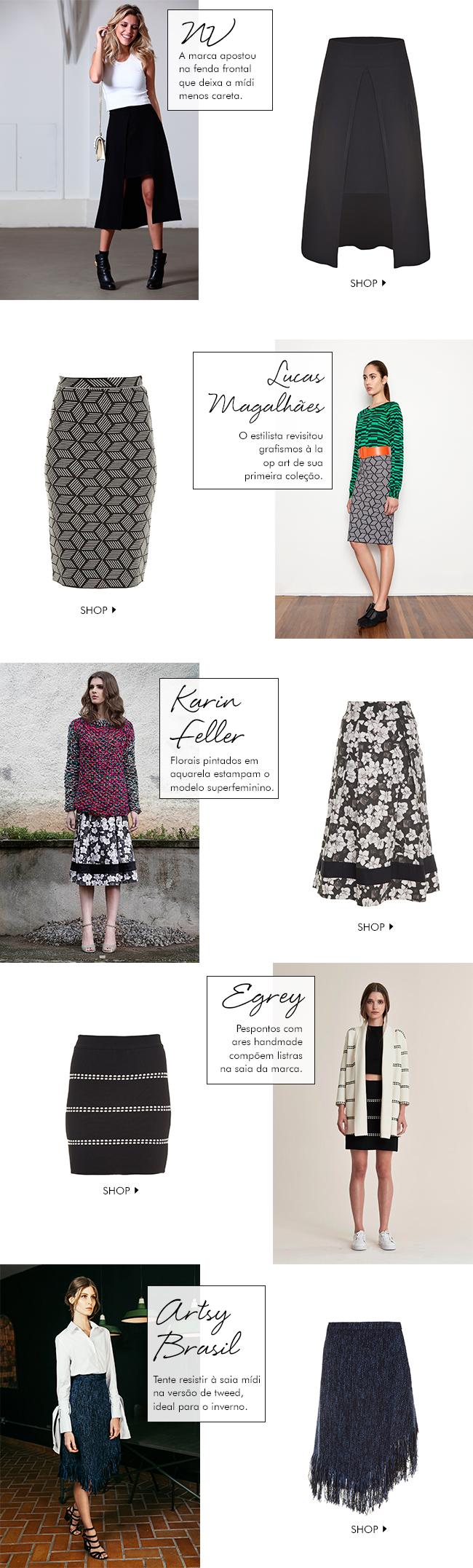 semana do consumidor gallerist desconto especial em saias