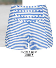 short listrado karin feller à venda no gallerist