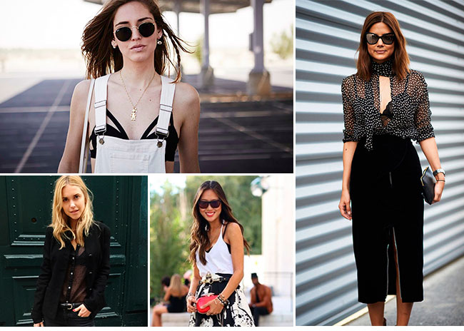 como usar strappy bra street style gallerist
