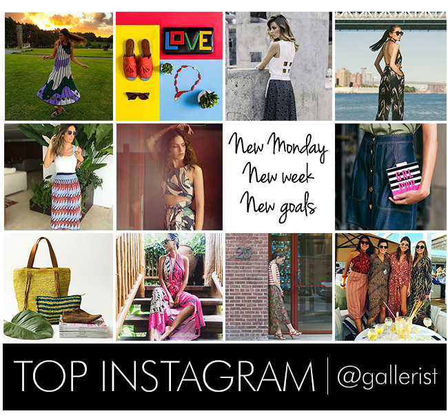 um resumo com os melhores posts da semana no Instagram do Gallerist Blog & Shop