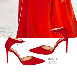 peças em vermelho e looks para o natal scarpin schutz