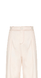 Calça Pantacourt Sarja Off White Calça Pantacourt Sarja Off White