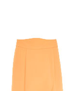 Saia Midi Transpasse Orange Saia Midi Transpasse Orange