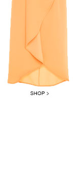 Saia Midi Transpasse Orange Saia Midi Transpasse Orange