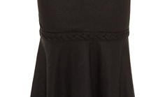 Vestido Midi Amarração Bordado Lale