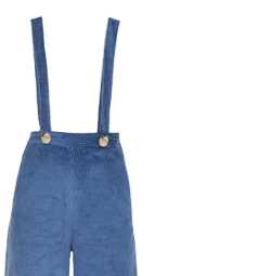 Jardineira Velvet Blue Framed