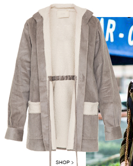 Parka Velve Grey Framed