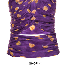 Blusa Tânia Folhas Uva Sissa Blusa Tânia Folhas Uva Sissa