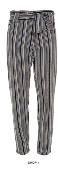Calça Cigarrete Stripes Lado Basic Calça Cigarrete Stripes Lado Basic