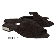 Rasteira Camurça Maju Black Schutz Rasteira Camurça Maju Black Schutz