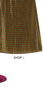 Saia Midi Plissada Skiny Gold