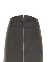 Saia Lápis Wool Grey