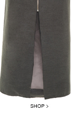 Saia Lápis Wool Grey