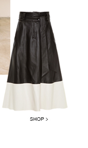 Saia Midi Couro Isabelle Saia Midi Couro Isabelle