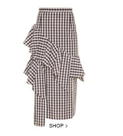 Saia Midi Cruzada Black&White