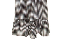 Vestido Midi Vichy Black&White