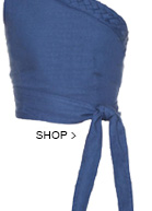 Top Ombro Só Amarração Blue Top Ombro Só Amarração Blue