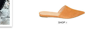 Mule Camurça Canela