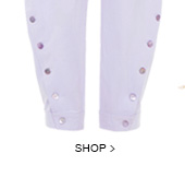 Calça Carin Lilac Cris Barros Calça Carin Lilac Cris Barros