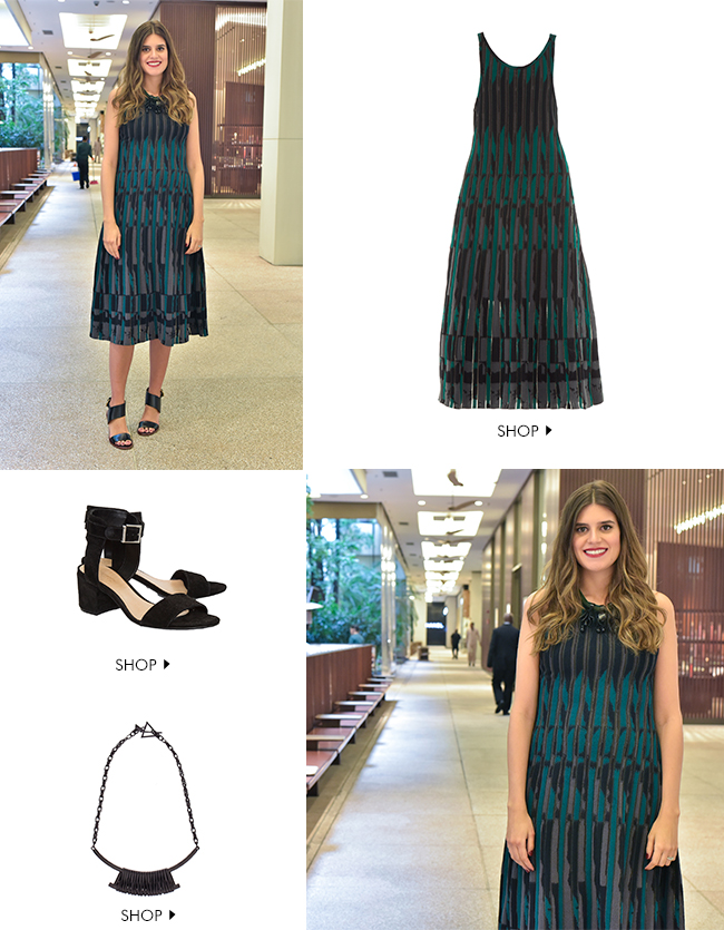 get the look mari cassou usa vestido coven no lançamento do inverno 2016 da loja gallerist cidade jardim