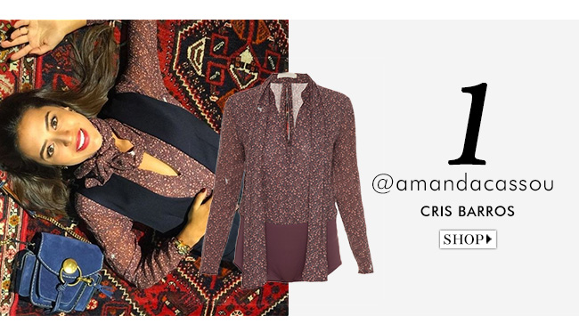 amanda cassou veste body cris barros para gallerist
