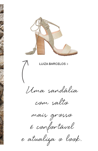 Sandália Cacto Luiza Barcelos