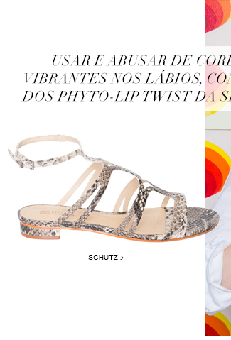 Rasteira Summer Snake Schutz