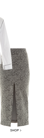 Saia Lápis Tweed Artsy