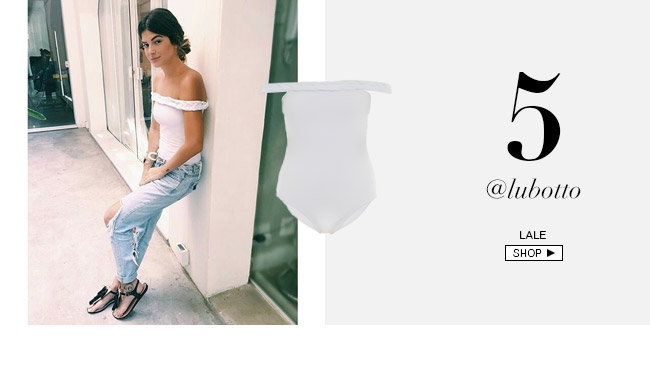 Lu Botto com body Lale Brand à venda no Gallerist Blog & Shop