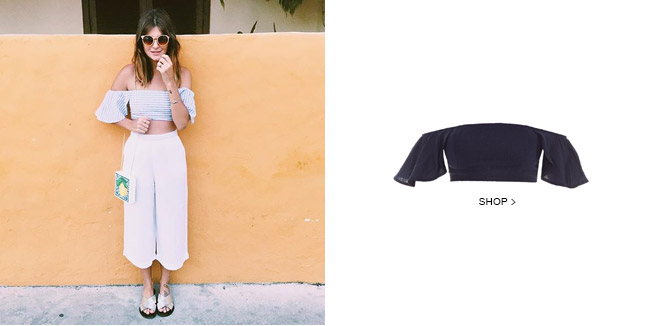 Designer Lu Botto usando peça de roupa vendida no Gallerist