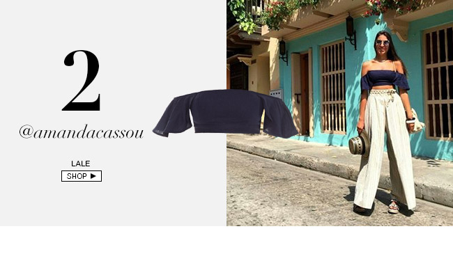 Wymann amanda cassou com top lale brand no insta-shop gallerist